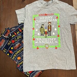 Home Alone PJ Set men’s SMALL